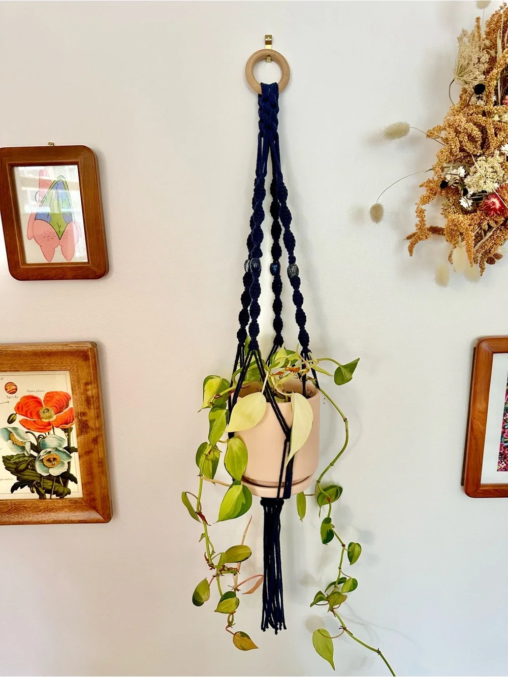 Hand Crafted elegant navy
